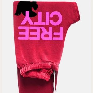 LETSGO FREECITY SUPER VINTAGE Sweatpants Unisex Adult Size Small